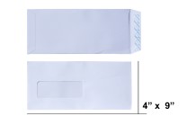 4X9- WHITE AND WINDOW ENVELOPES - Stationery Store in JB - 新山区文具商